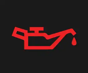 icon of oil pressure warning light